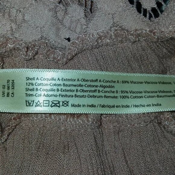 Free People Adella Mauve Pink Lace Cami - Picture 7 of 8